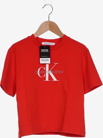 Calvin Klein Jeans T-Shirt S in Rot: predná strana