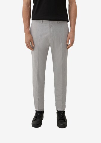 s.Oliver Slimfit Pantalon in Grijs: voorkant