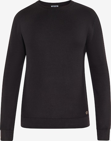 DreiMaster Maritim Sweater in Black: front