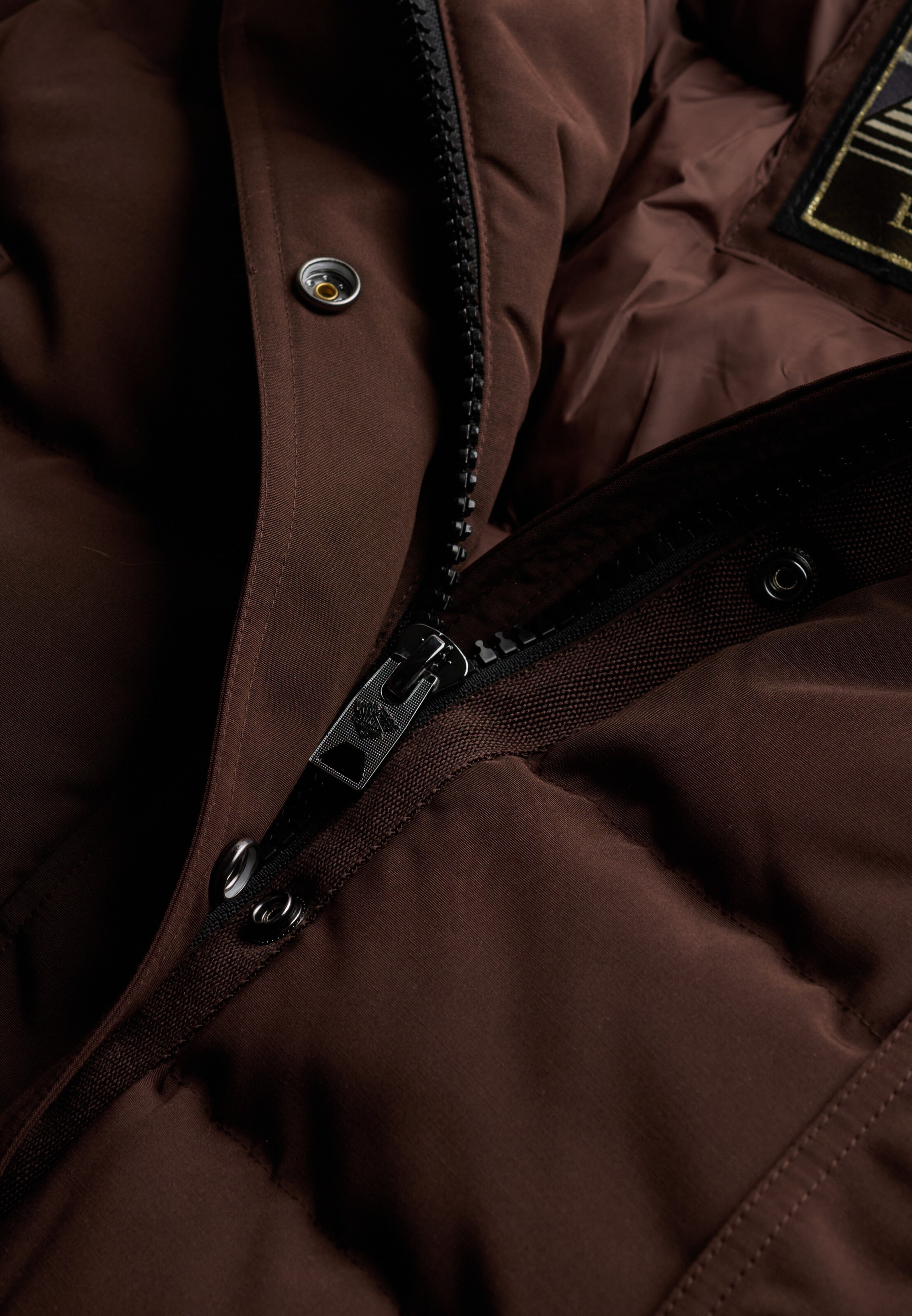 Superdry & Co Winter Jacket 'Everest' in Brown