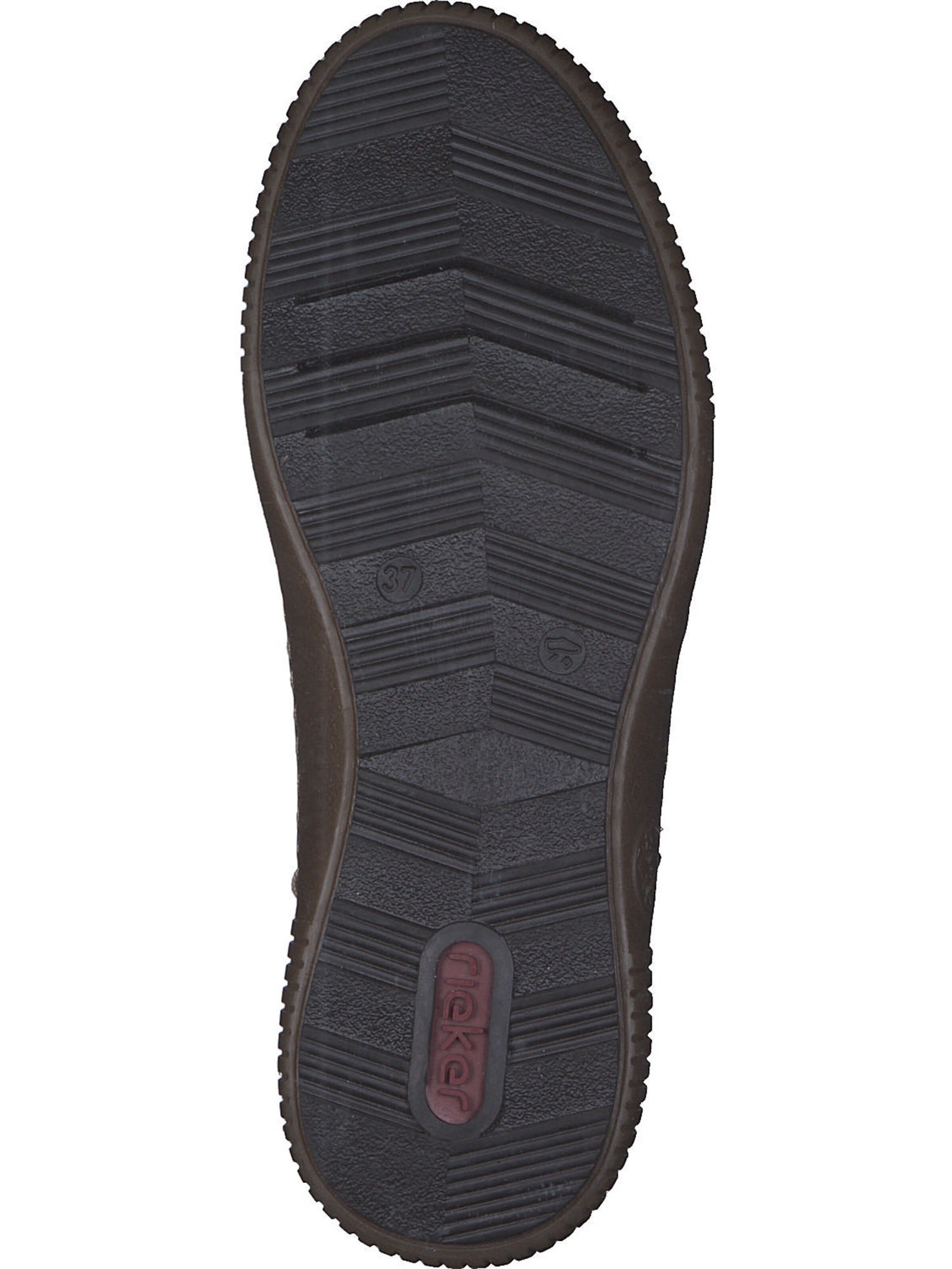 Rieker Schnürstiefelette in Schwarz