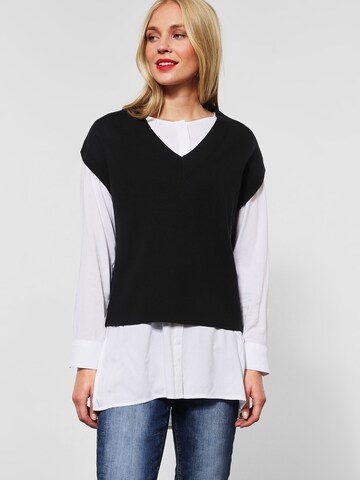 STREET ONE Sweater in Black: front