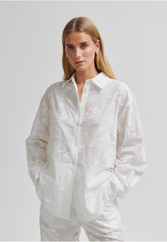 SECOND FEMALE - Blusa 'Lio' en blanco: frente