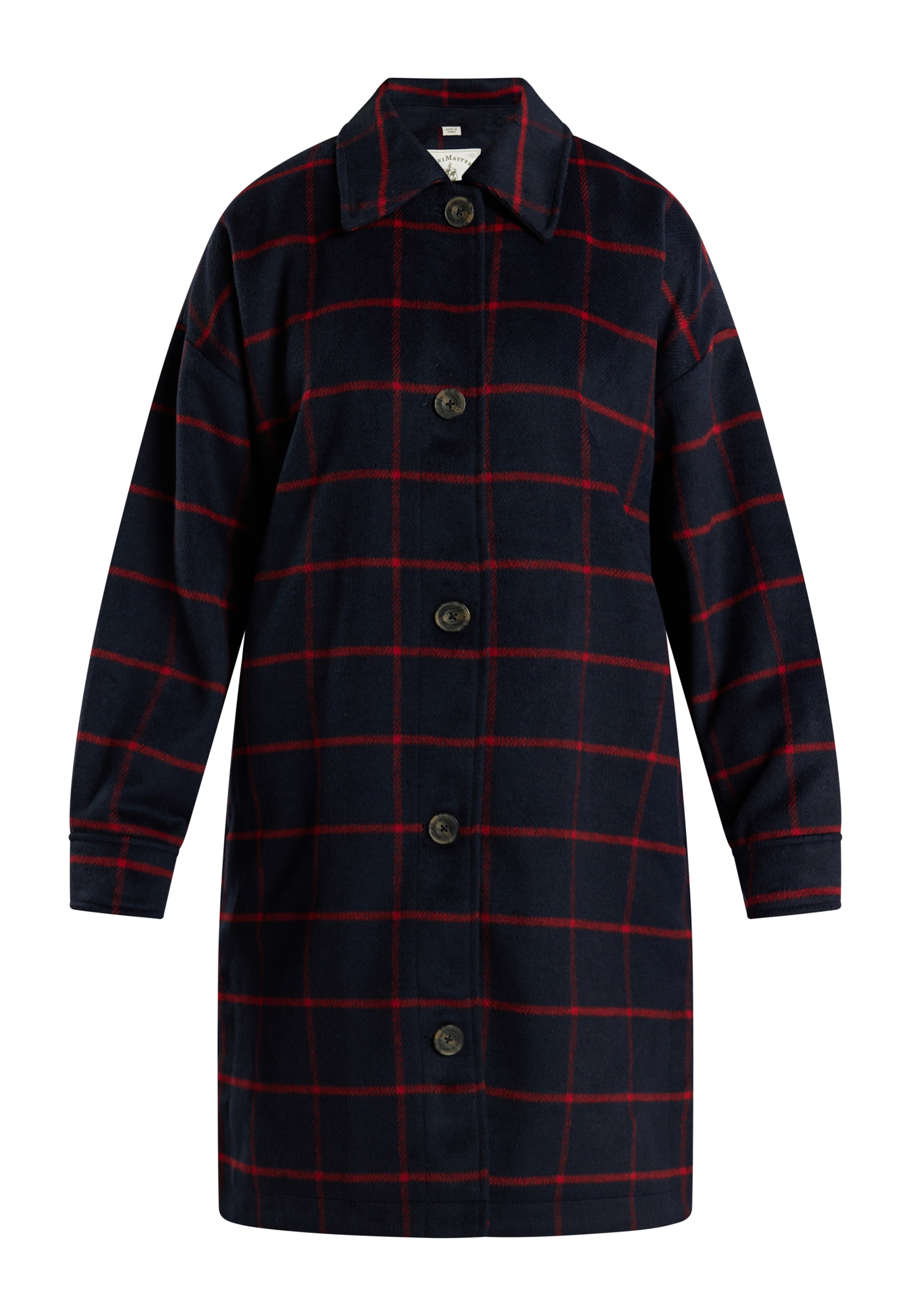 DreiMaster Vintage Prechodný kabát - Modrá: predná strana