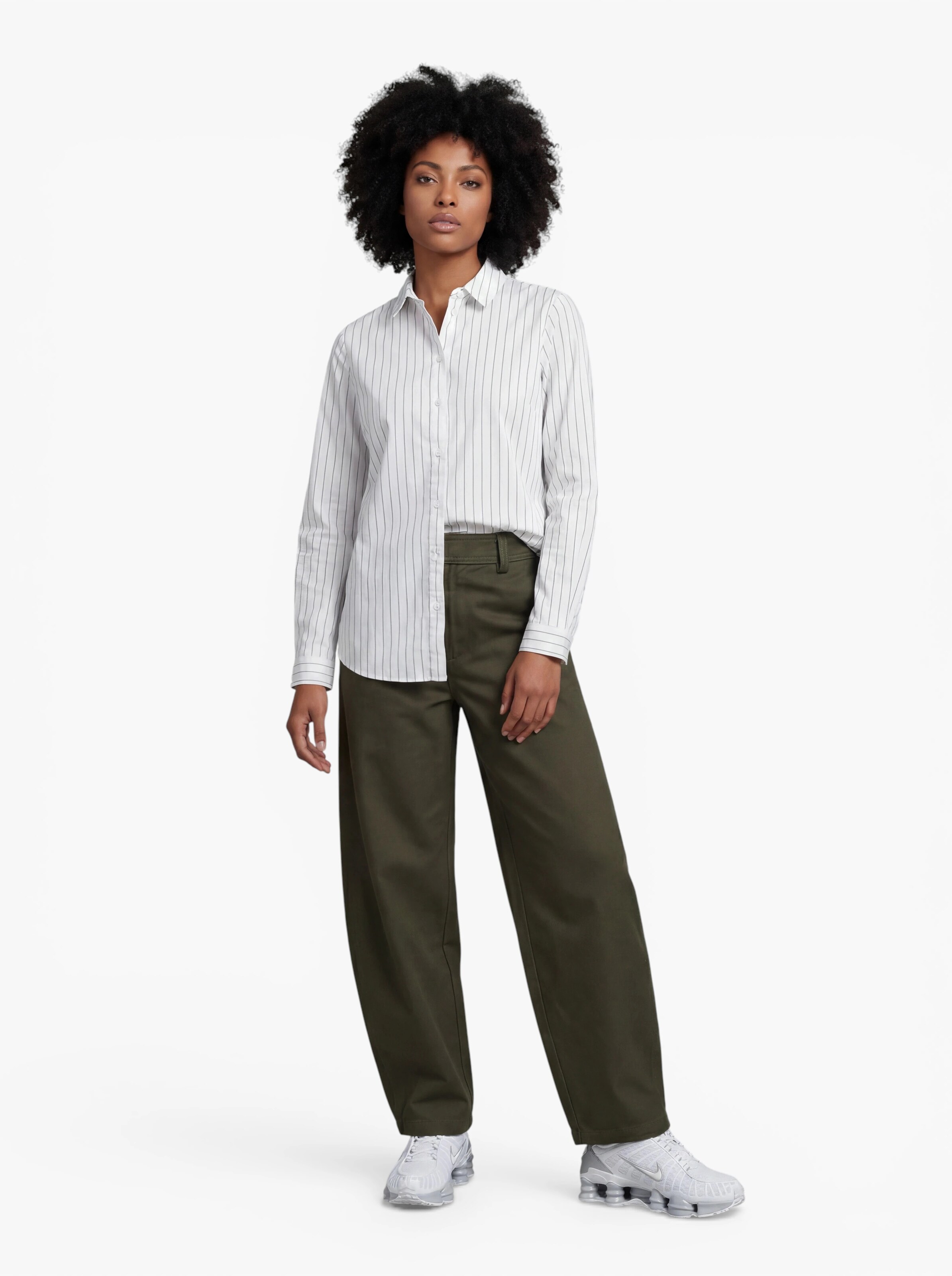 ONLY Barrel Pants 'ONLClair' in Green