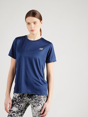 new balance Koszulka funkcyjna 'Essentials' w kolorze niebieski: przód