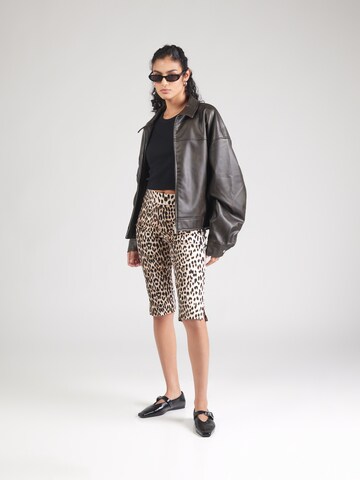 Coupe slim Pantalon 'Clove' OH APRIL en beige