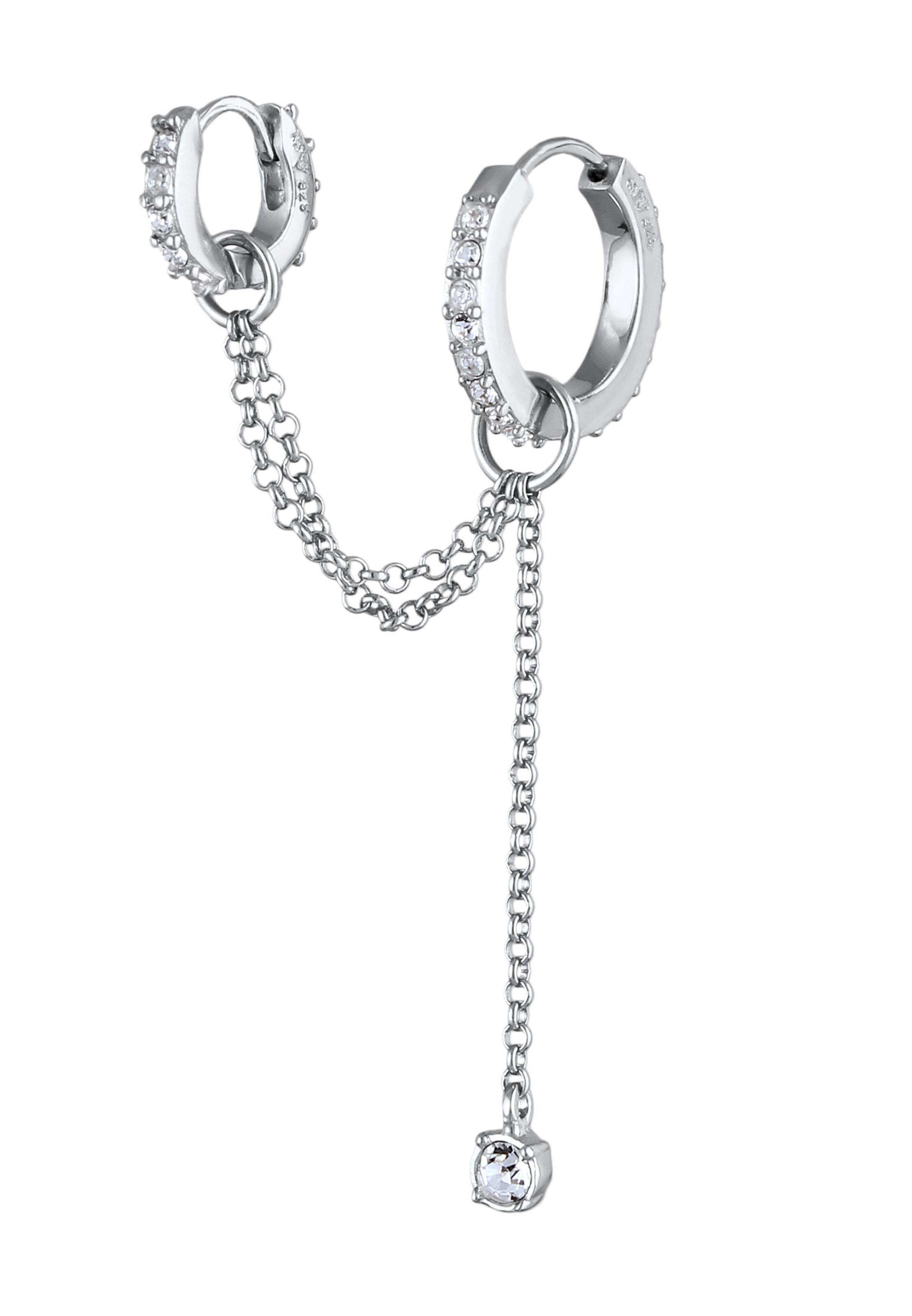 ELLI Earrings in Silver: front