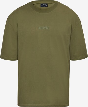 Dropsize T-Shirt in Grün: predná strana