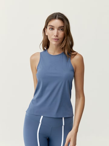 Born Living Yoga Performance Shirt 'Keira' in Blue: front