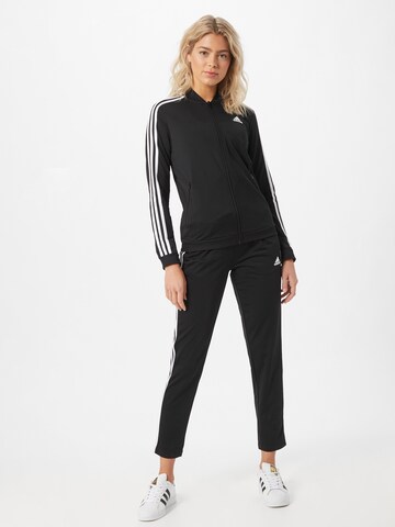 ADIDAS SPORTSWEAR Trainingspak in Zwart: voorkant