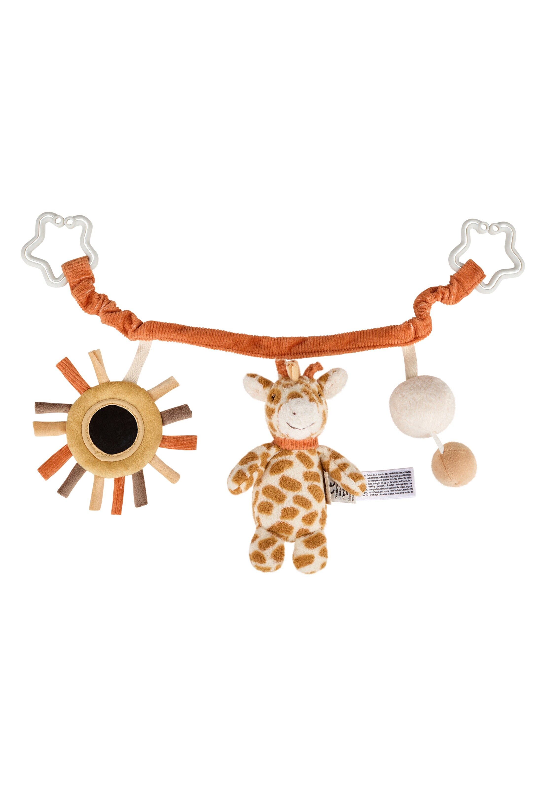 STERNTALER Stuffed animals 'Giraffe' in Brown: front