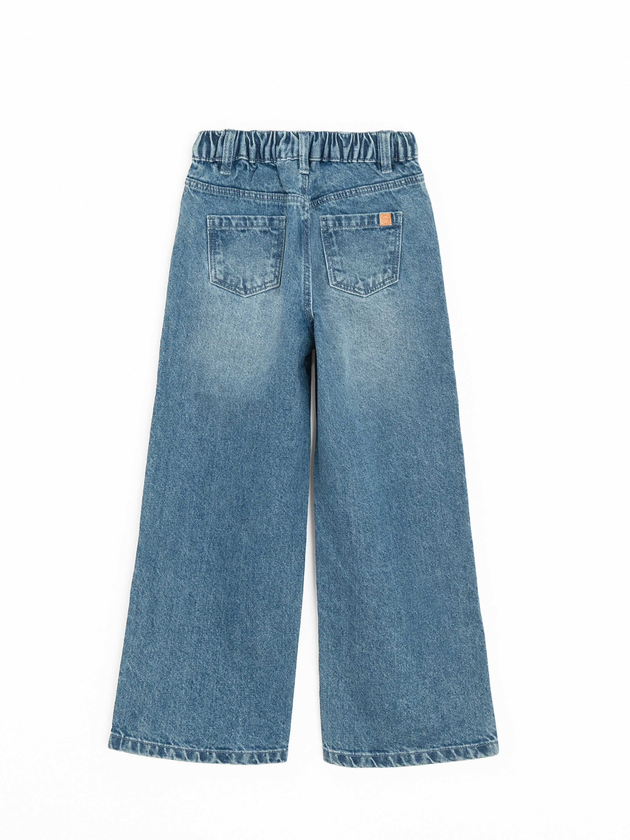 mėlyna Cool Club Plačios klešnės Džinsai: galas