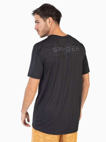 Spyder Funktionsshirt in Schwarz