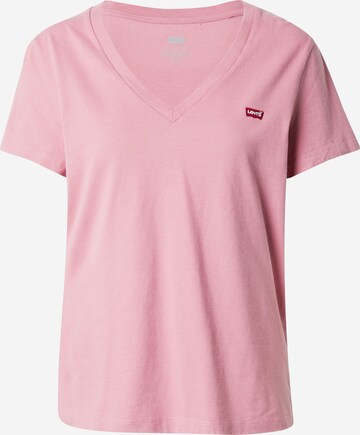 T-shirt 'Perfect Vneck' LEVI'S ® en rose : devant