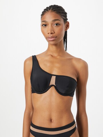 Hunkemöller Bandeau Bikinioverdel 'Belize' i sort: forside