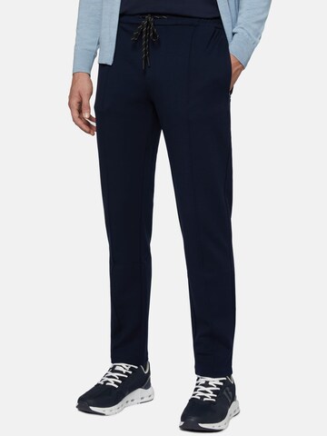 Boggi Milano Slimfit Broek in Blauw: voorkant