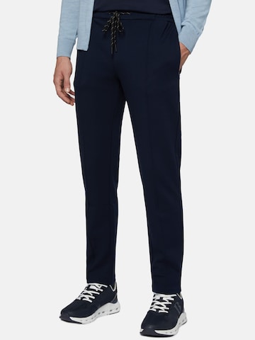 Coupe slim Pantalon Boggi Milano en bleu : devant