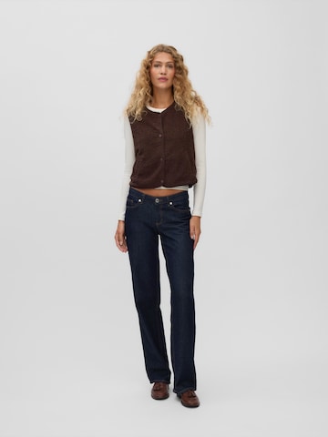 VERO MODA Pletená vesta 'VMGILLY' - Hnedá