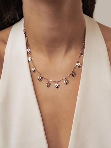 Hey Happiness - Cadena 'Love Heart' en oro