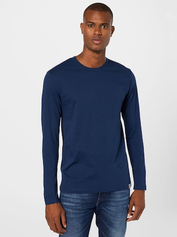 T-Shirt 'Thor' MADS NORGAARD COPENHAGEN en bleu : devant