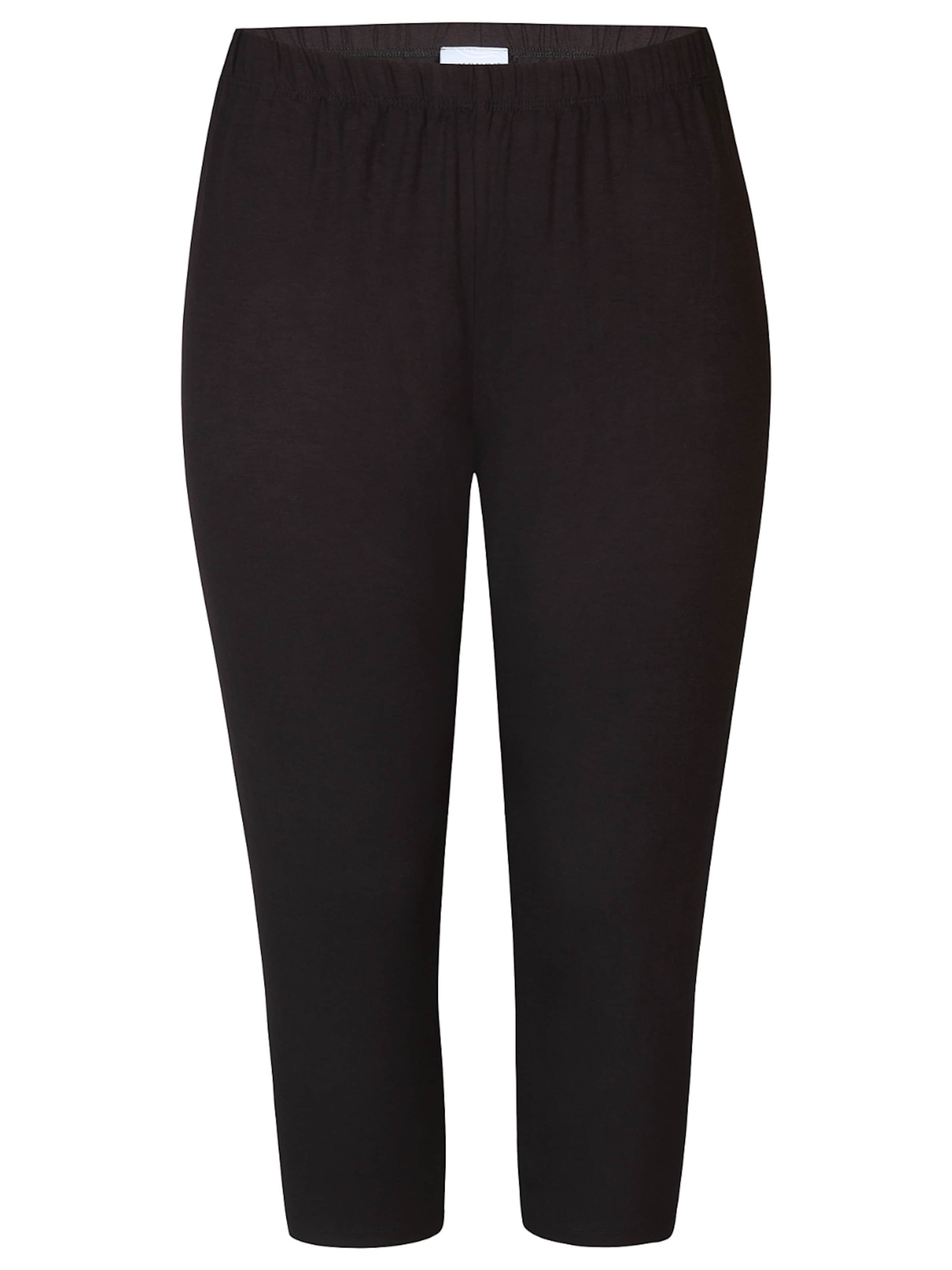 Zhenzi Slimfit Leggings 'Laura 1147' in Zwart: voorkant