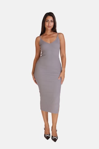 Robe Elara en gris : devant