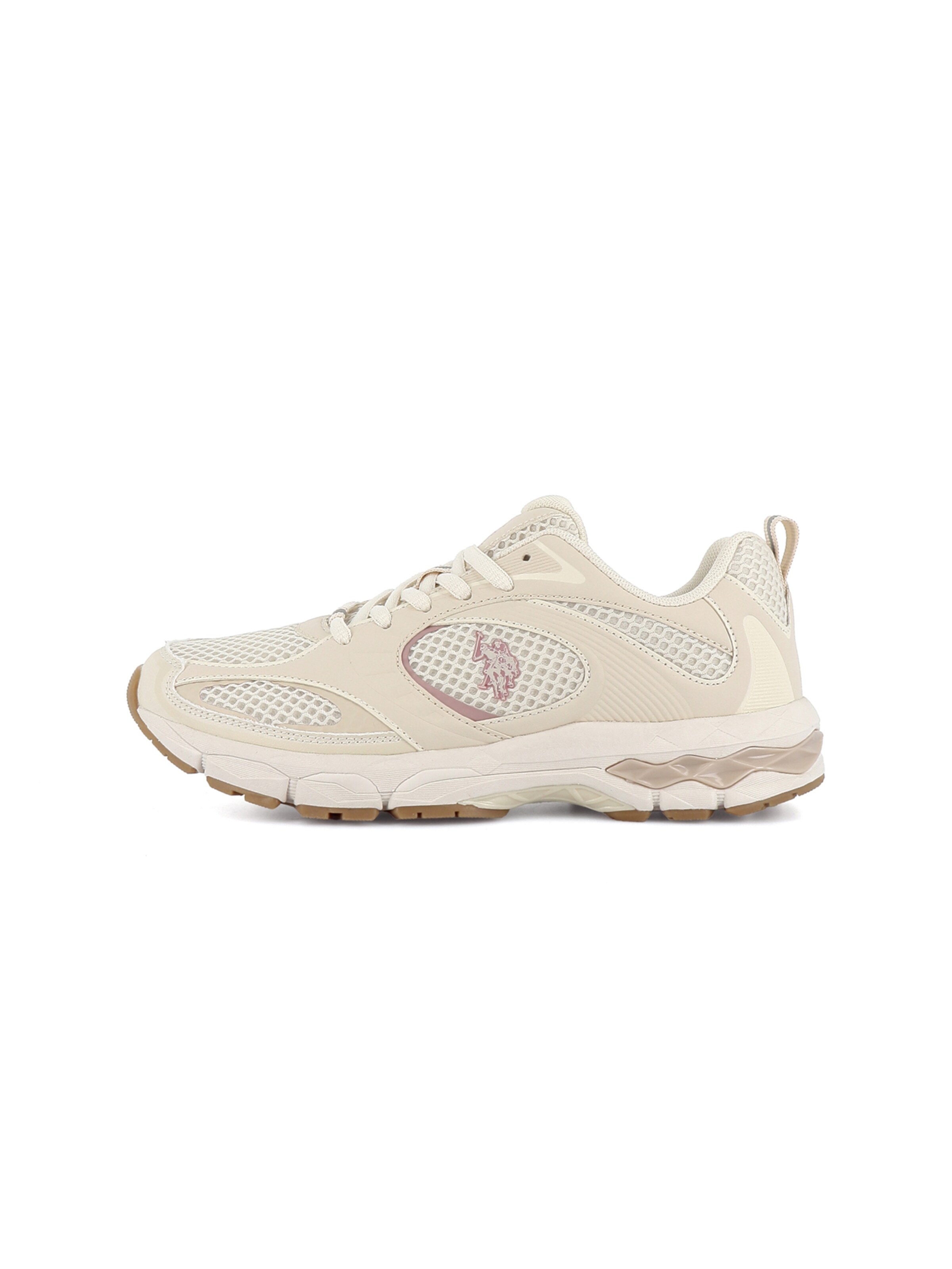 Baskets basses 'Swift' US POLO ASSN. en beige : devant