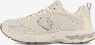 Baskets basses 'Swift' US POLO ASSN. en beige : devant