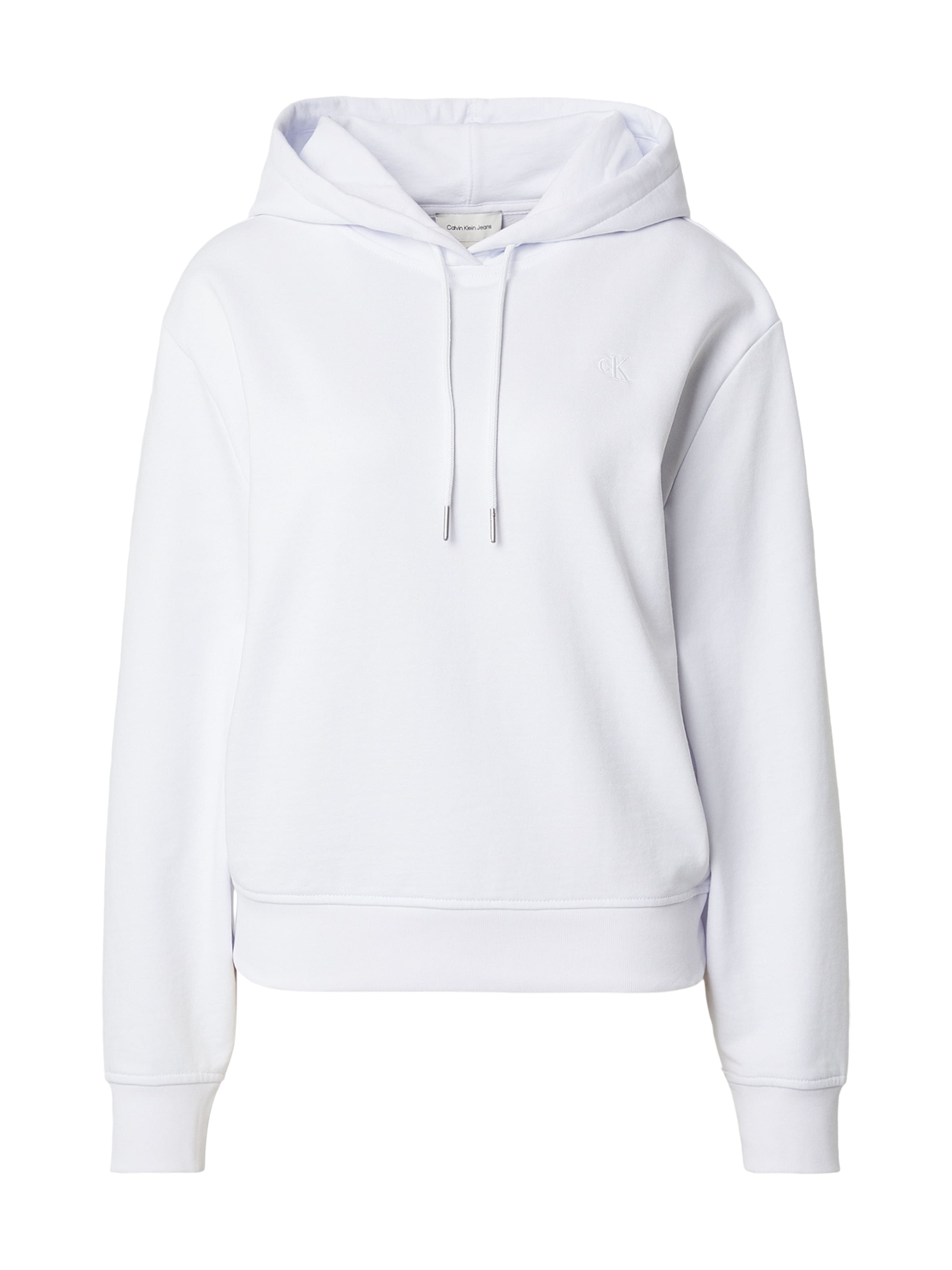 Calvin Klein Jeans Sweatshirt in White: front