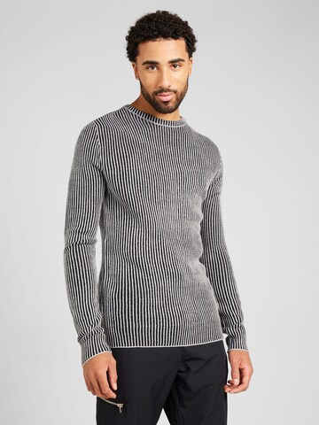 BRAVE SOUL Sweater in Grey: front