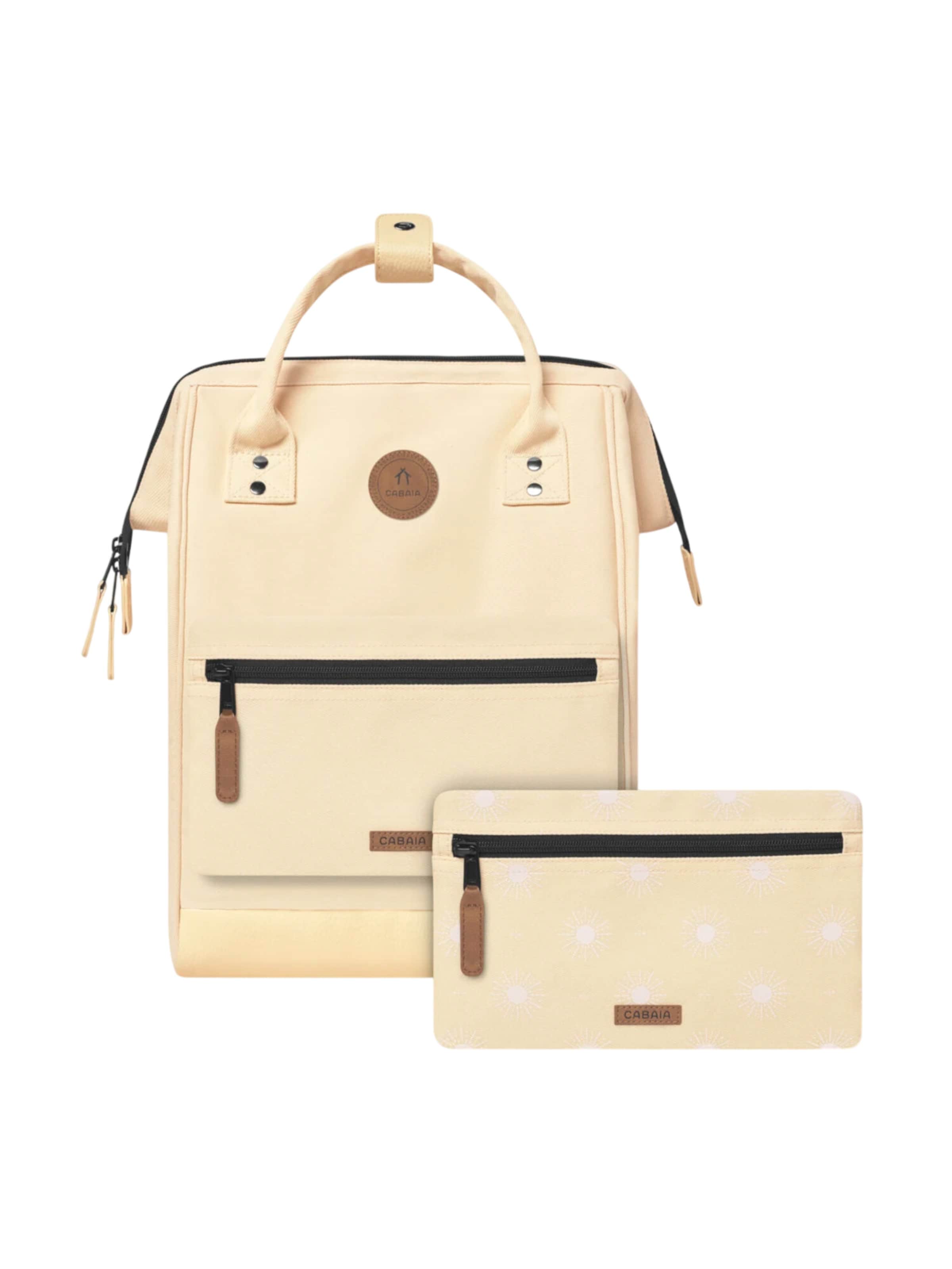 Sac à dos 'Ibiza M' Cabaia en jaune : devant