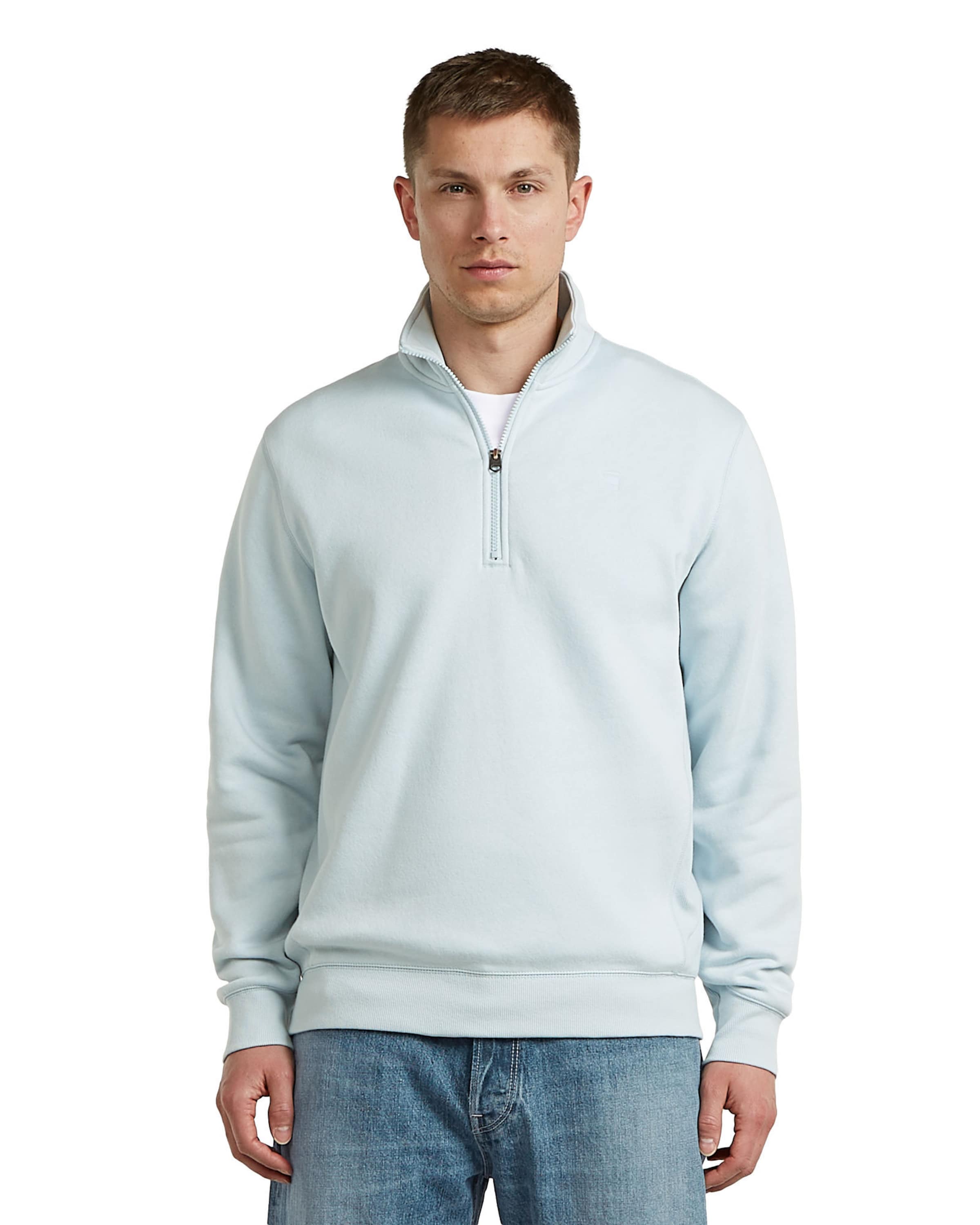 Sweat-shirt 'Premium Core' G-STAR en bleu : devant