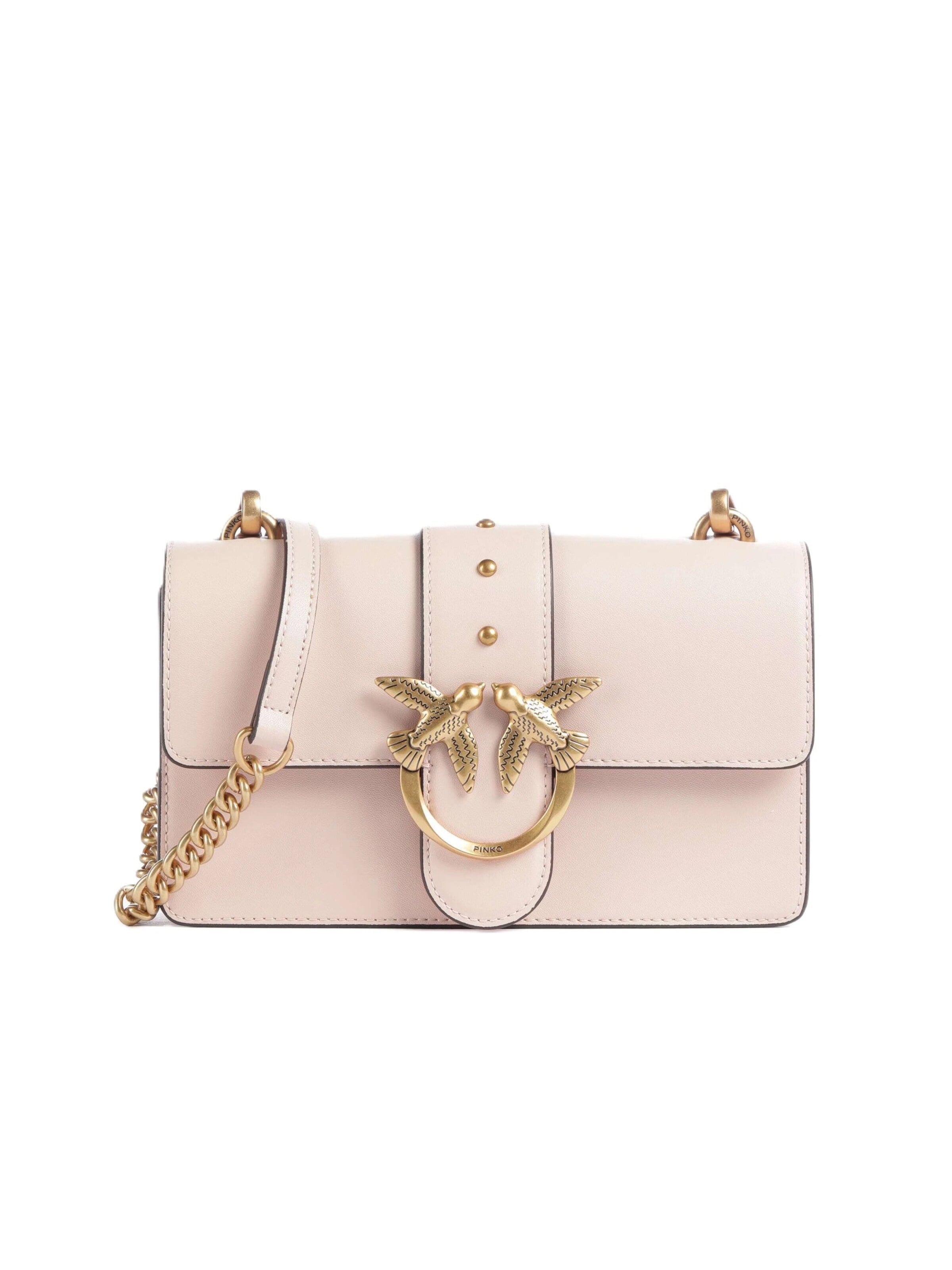 Borsa a spalla '105856 A0F1' di PINKO in beige: frontale