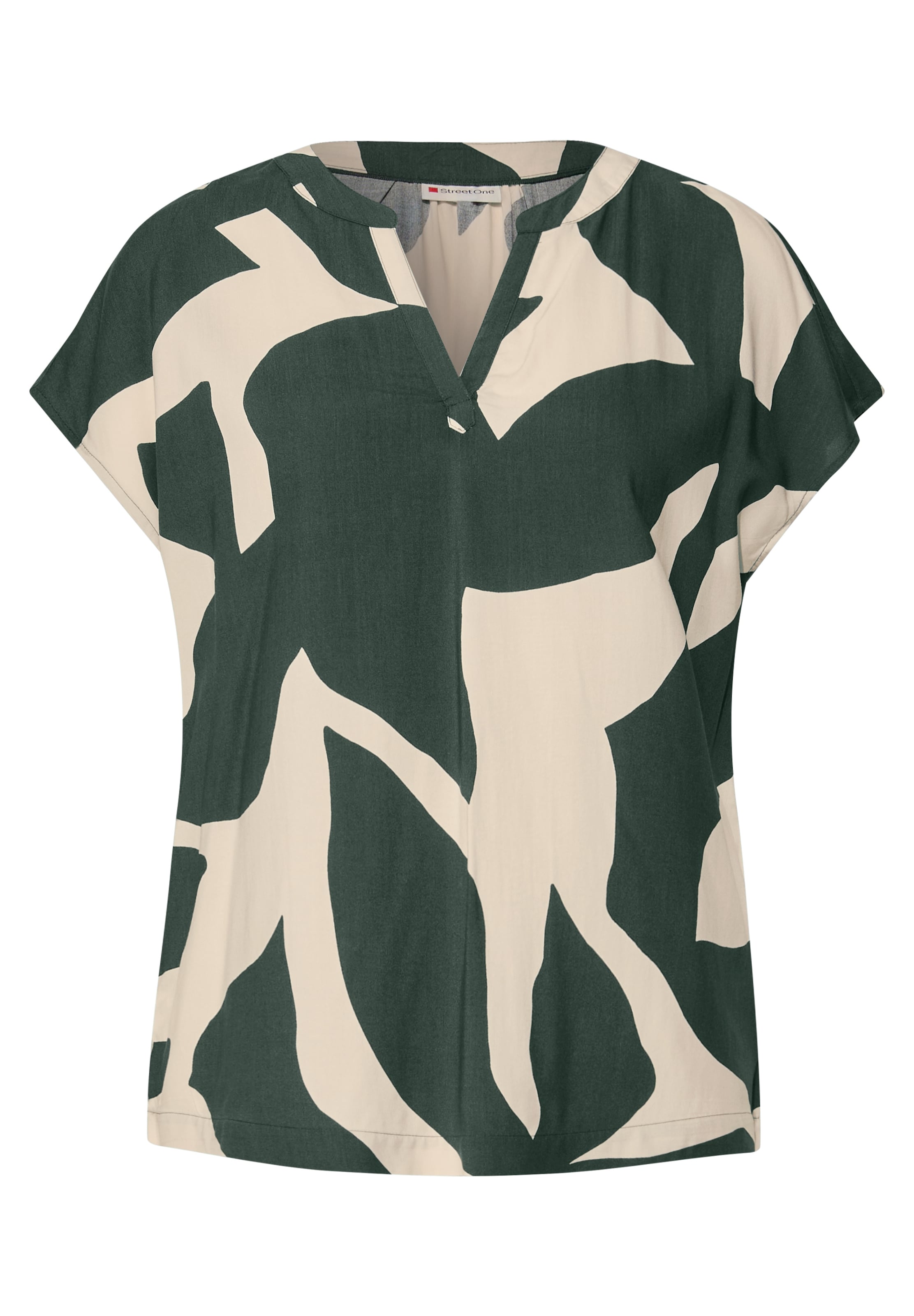 STREET ONE Blouse in Green: front