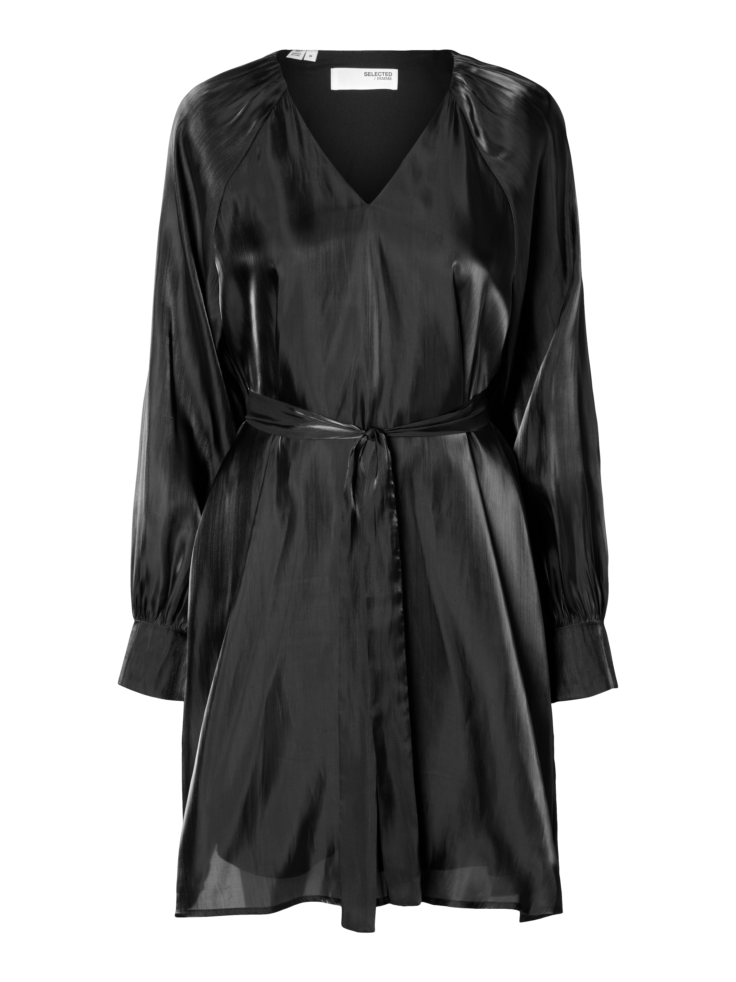 SELECTED Mekko 'ARINA' värissä musta: etupuoli