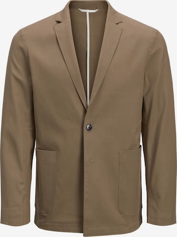 Coupe slim Veste de costume JACK & JONES en beige : devant