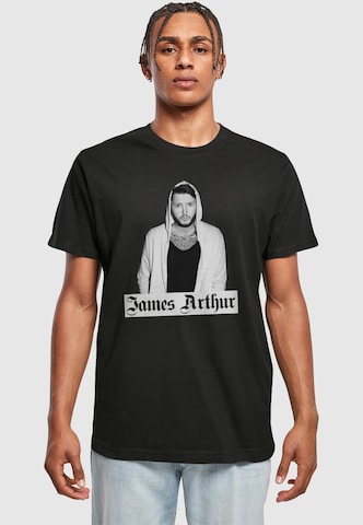 T-Shirt 'James Arthur - Tour' Merchcode en noir : devant