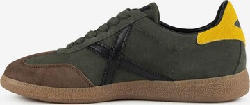 Sneaker bassa 'BARRU' di MUNICH in verde: frontale