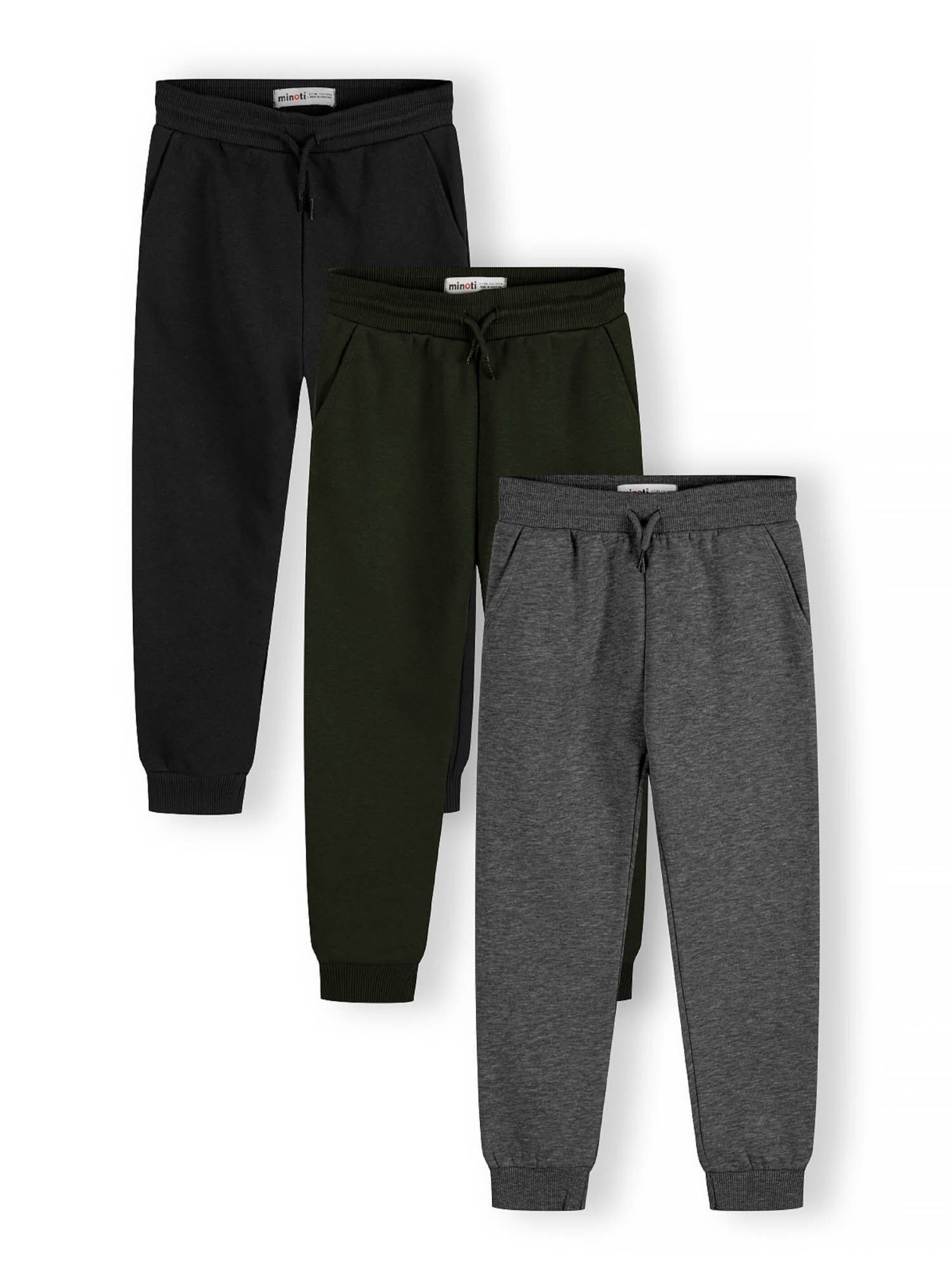 MINOTI - Tapered Pantalón en negro: frente