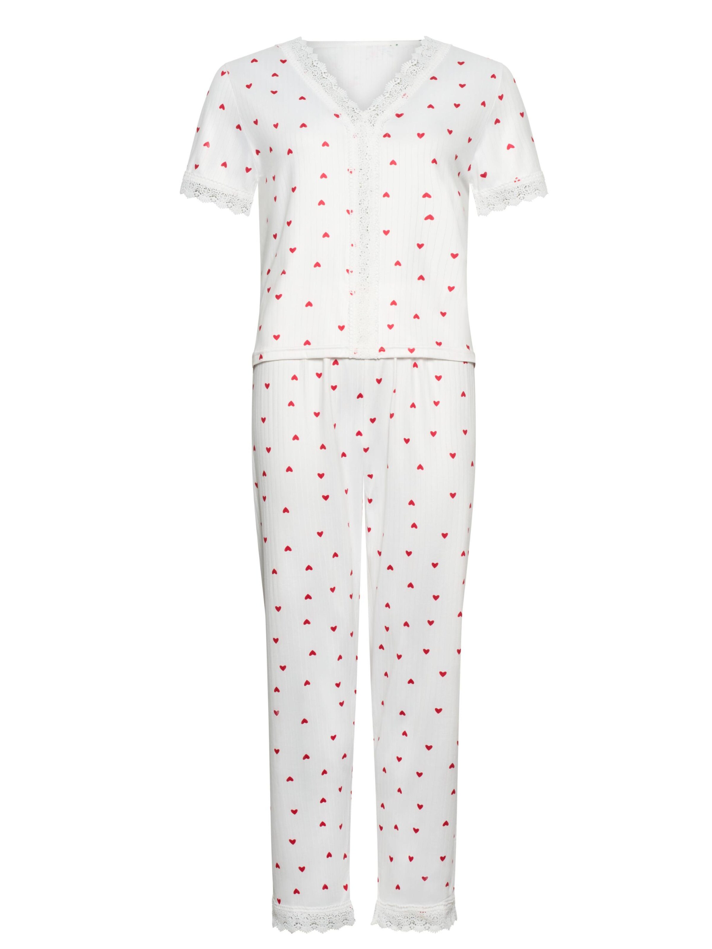 Orchibelle Pajama 'Eva' in White: front