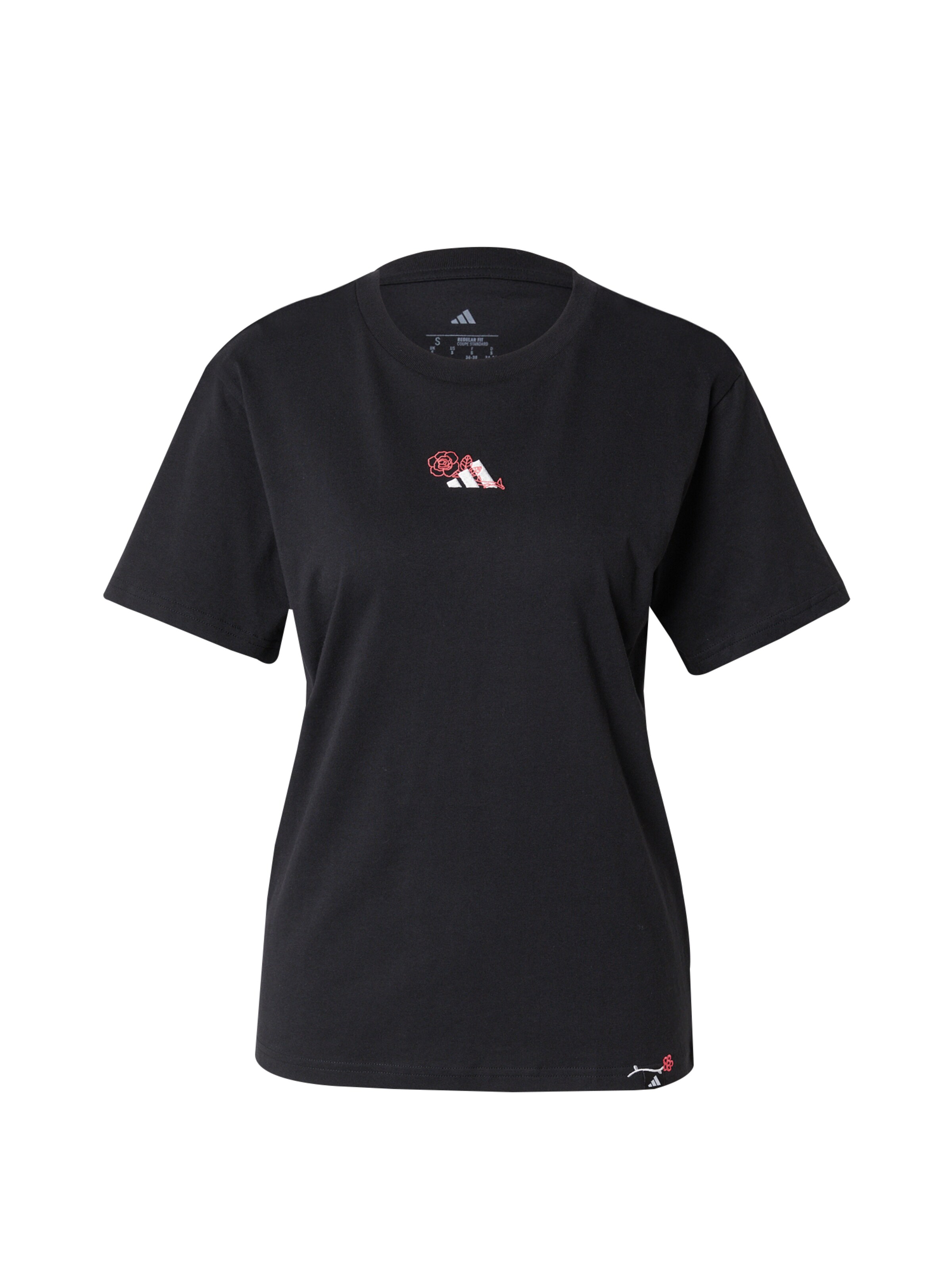 ADIDAS SPORTSWEAR Functioneel shirt in de kleur Knalrood / Zwart / Wit, Productweergave