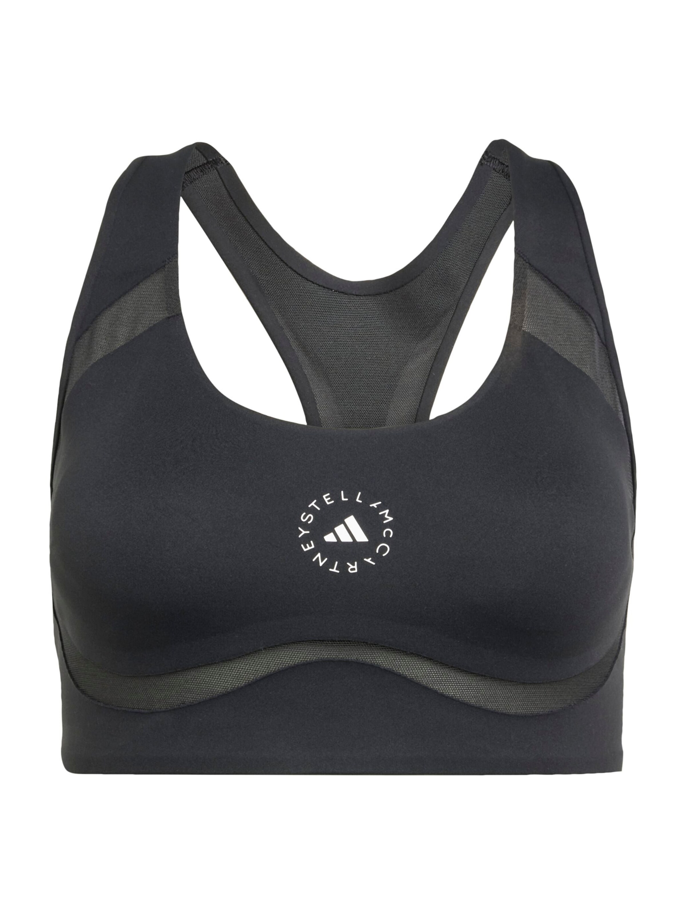 Bustier Soutien-gorge de sport 'Power Impact' ADIDAS BY STELLA MCCARTNEY en noir : devant