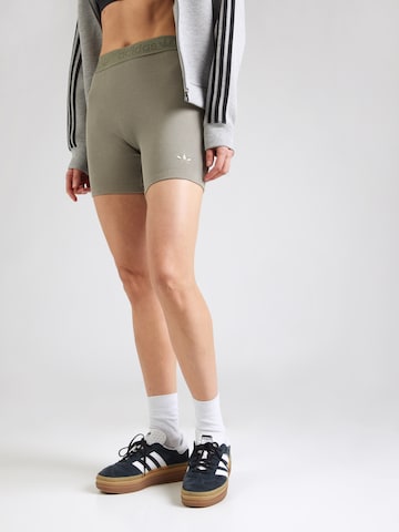 ADIDAS ORIGINALS Скинни Леггинсы в Зеленый: спереди