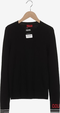 HUGO Pullover M in Schwarz: Vorderseite
