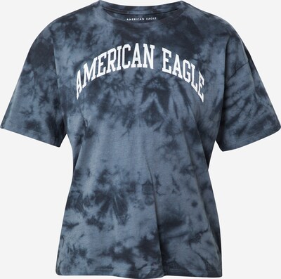 American Eagle Majica u noćno plava / golublje plava / bijela, Pregled proizvoda