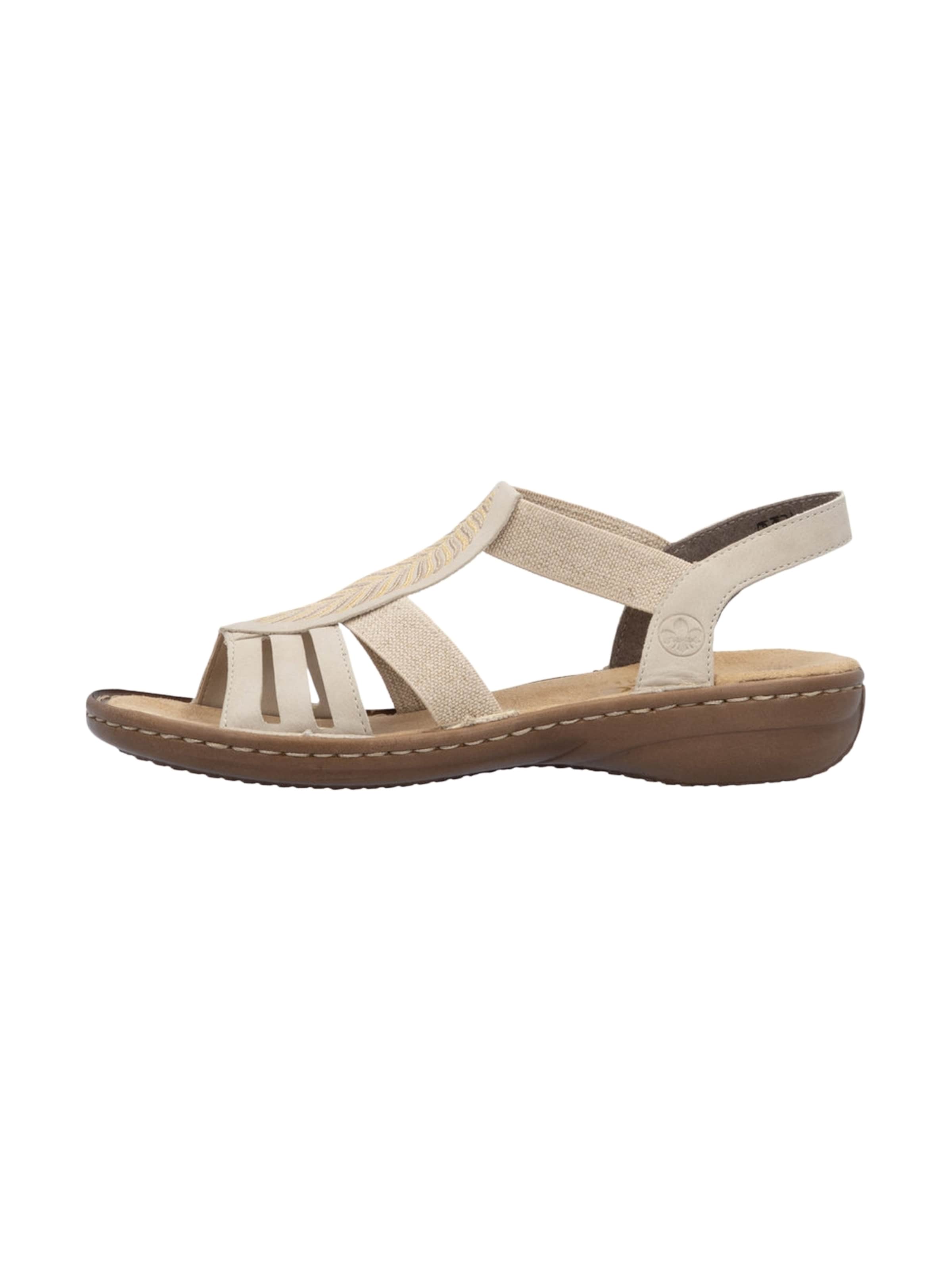 Sandales 'Morelia Sandalen mit Gummibändern' Rieker en beige