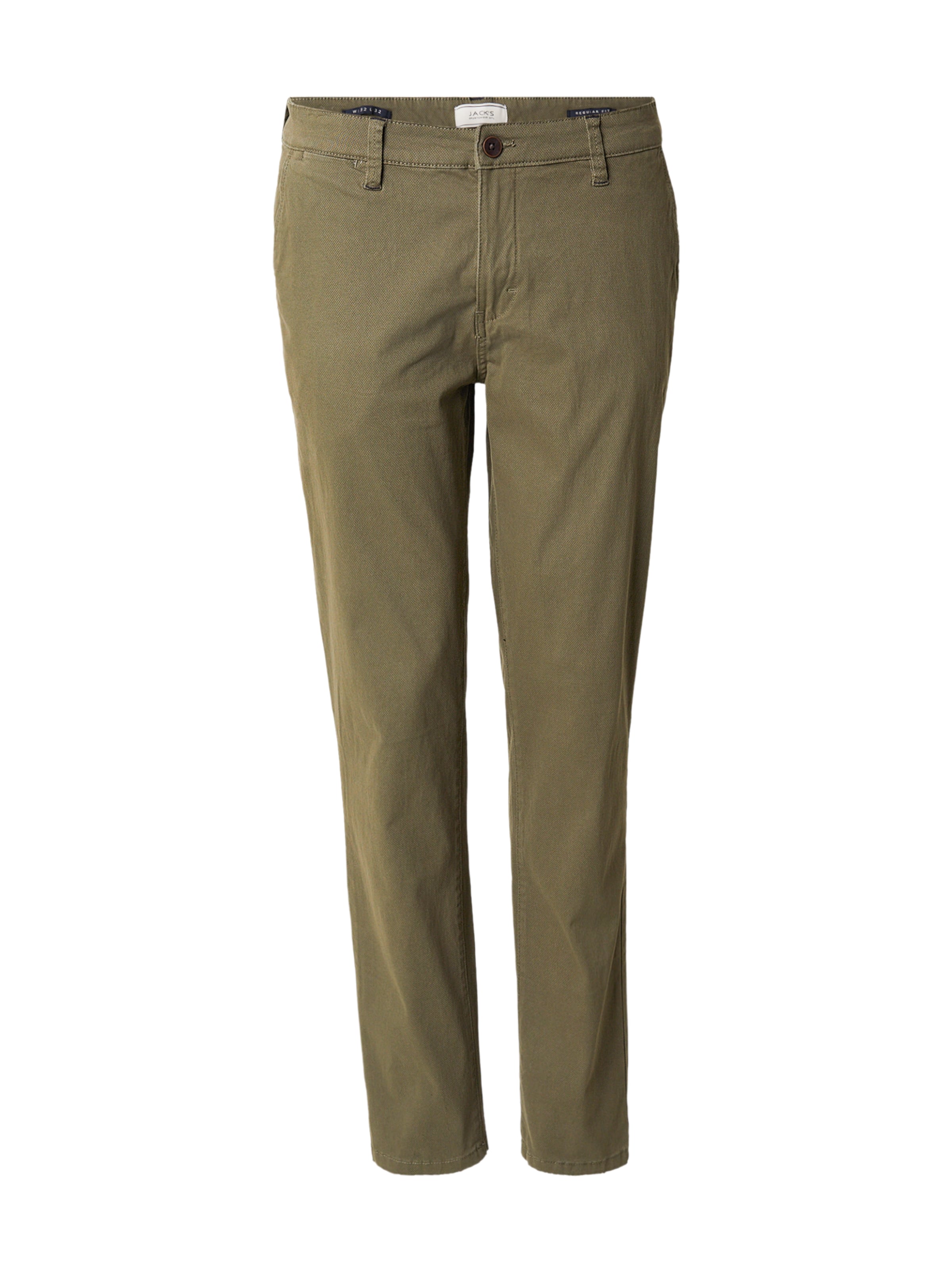 Jack's Regular Chino in Groen: voorkant