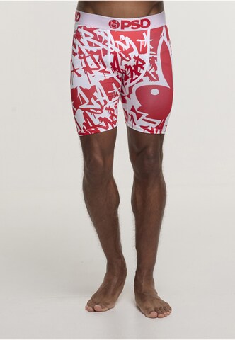 PSD Boxer shorts 'Playboy Red Tags' in White: front