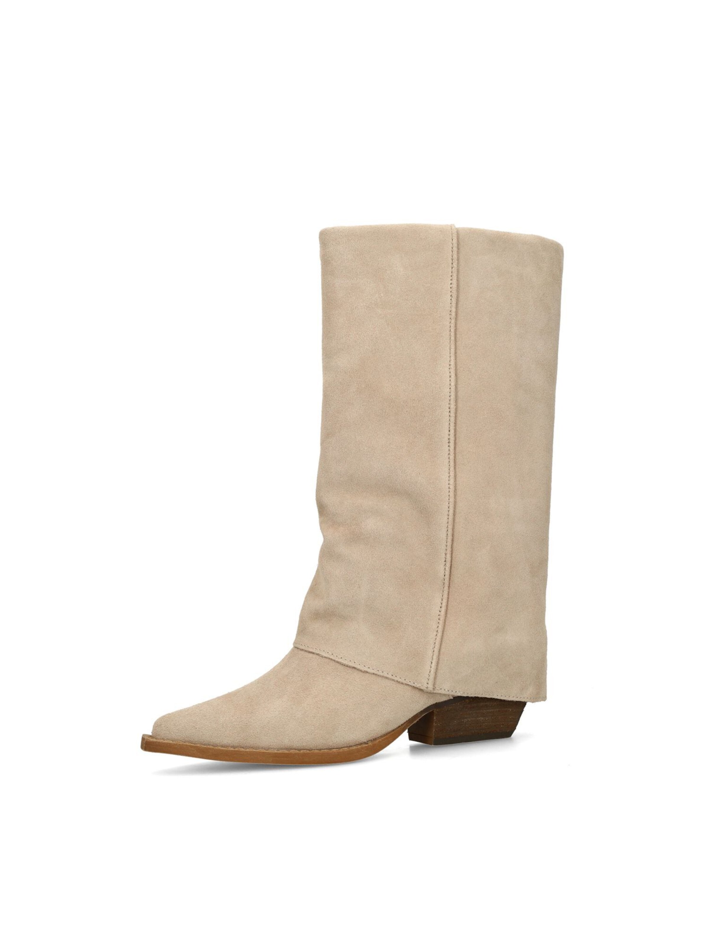 MANFIELD Bottines en 36 en beige, Vue avec produit